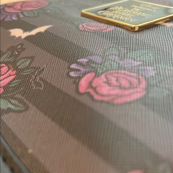 Disney Nightmare Before Christmas Black and Purple Mini Backpack - Jack & Sally - Picture 15 of 15